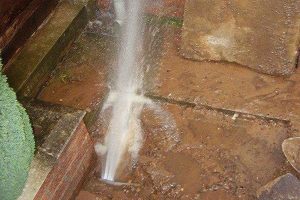 low Water Pressure - Burst pipe