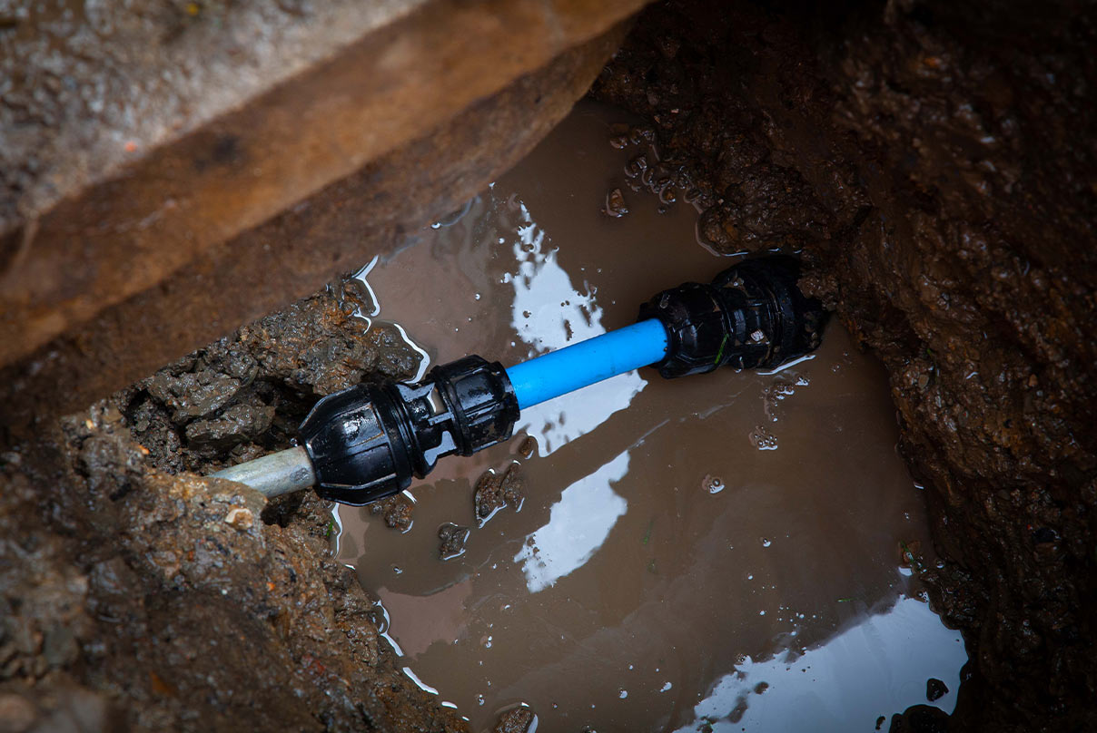 Repaired-Water-Pipe